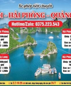 🚖 Xe ghép: Hà Nội - Hải Phòng - Quảng Ninh🚖